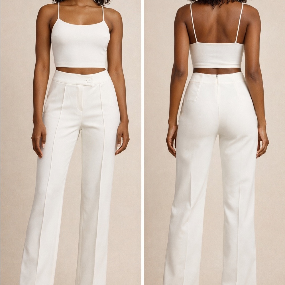 SHEIN White Women's Trousers